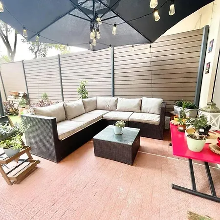 Joli 2 Pieces Avec Grand Jardin * Menton